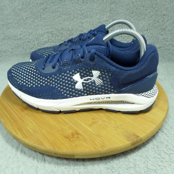Under Armour HOVR Intake 6 Blue and White Running Shoes Men's Size 8 3026134-001 - Picture 3 of 9